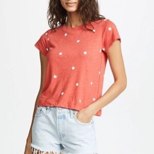 3/$20⚡️ WILDFOX FOOTBALL STAR Short Sleeve Crewneck Slightly Cropped No 9 TEE